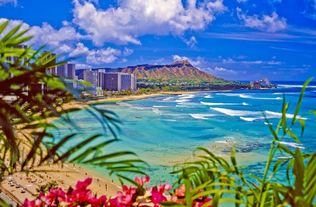 Diamond Head-Waikiki Beach